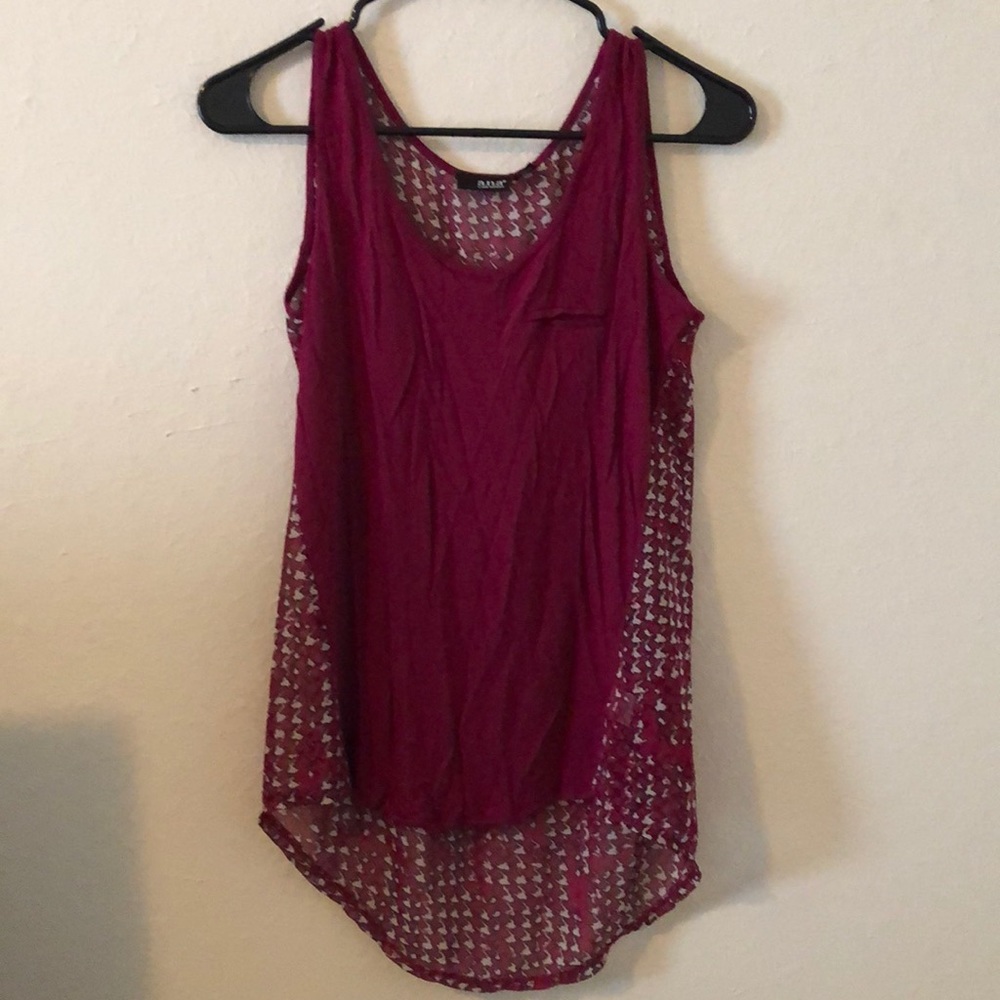 a.n.a sleeveless waterfall tank top